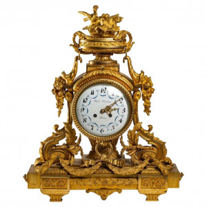 Antiguo Reloj de Bronce...