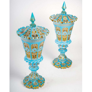 Pareja de vasos grandes con... 2