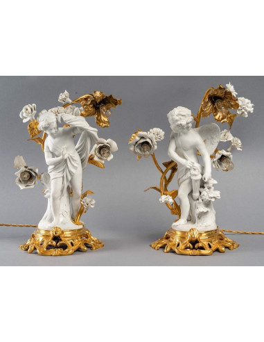 金伦·布龙ze lamp 和纤维 从19世纪罚款