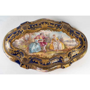 Caixa de porcelana, xixth... 2