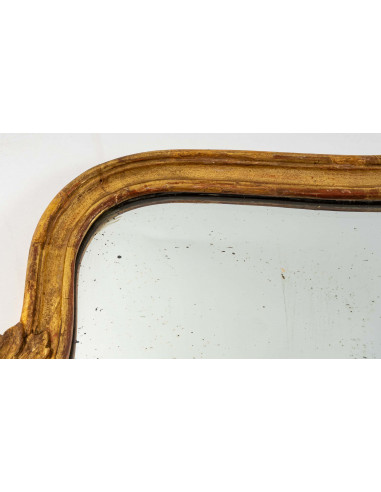Specchio in legno e stucco dorato...