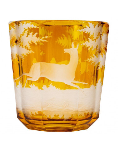 Goblet/Verre in Bohemian kristal,...