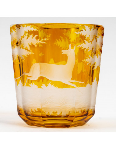 Goblet/Verre in Bohemian kristal,...