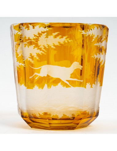 Goblet/Verre in Bohemian kristal,...