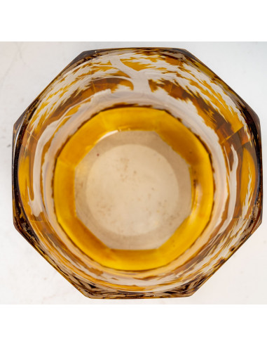 Goblet/Verre in cristallo bohemien,...