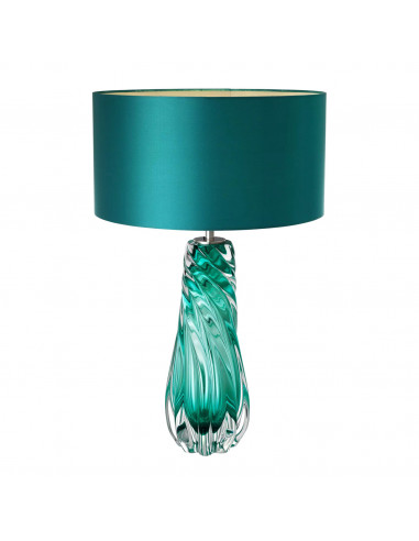 Lampe de table, verre massif...