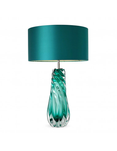 Lampe de table, verre massif...