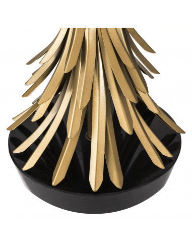 Lampe de table, finition laiton peint...