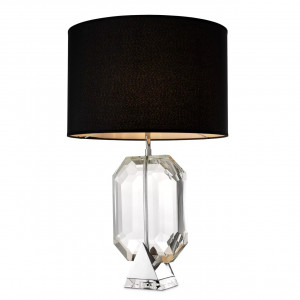 Smaragdová stolní lampa