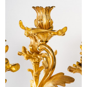 Coppia di candelabri in... 2