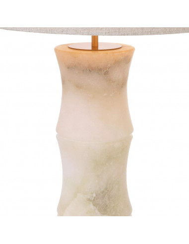 Lampe de table, finitions marbre gris...