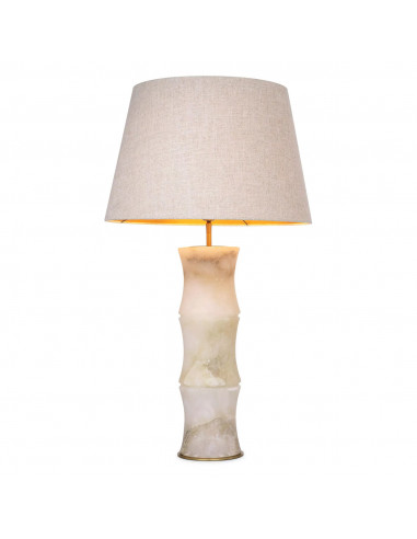 Lampe de table, finitions marbre gris...