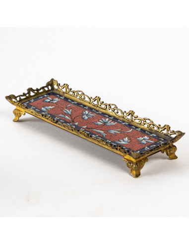 Set da scrivania in bronzo cloisonné,...