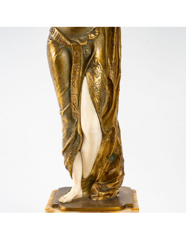 Sculpture en Chryséléphantine, XIXème...