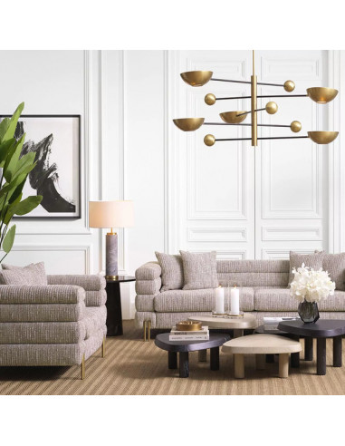 Lampe de table, finitions albâtre ou...