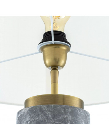 Lampe de table, finitions albâtre ou...