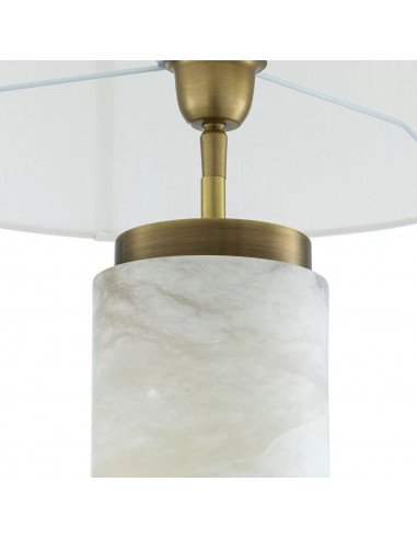 Lampe de table, finitions albâtre ou...
