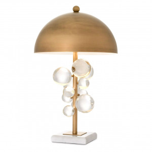 Lampada da tavolo floreale