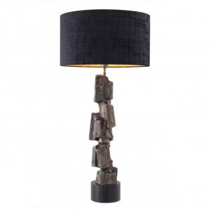 Tischlampe, Messingfinish...