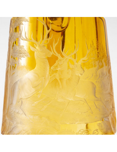 Pichete de cristal boêmio, século xix
