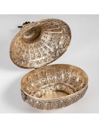 Schöne silber box, 1900