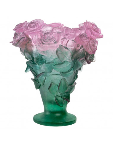 Vase "Bouquet de Fleurs" de Daum...