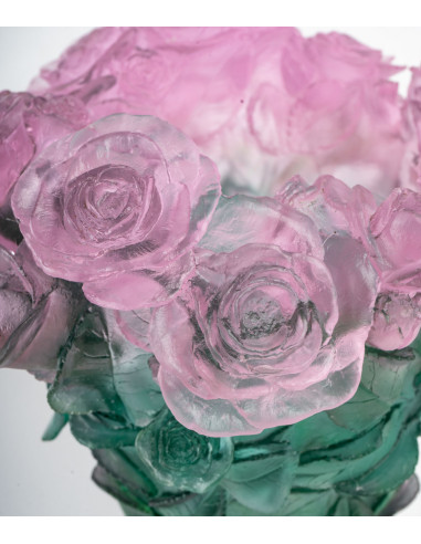 Vase "Bouquet de Fleurs" de Daum...