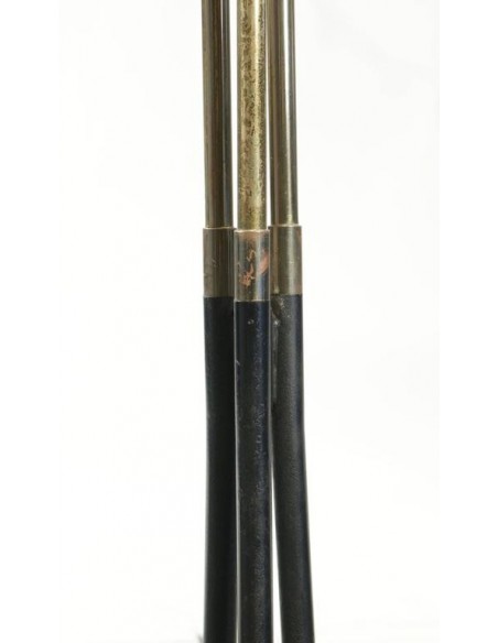 Lampione anni 60 metallo verniciato e ottone