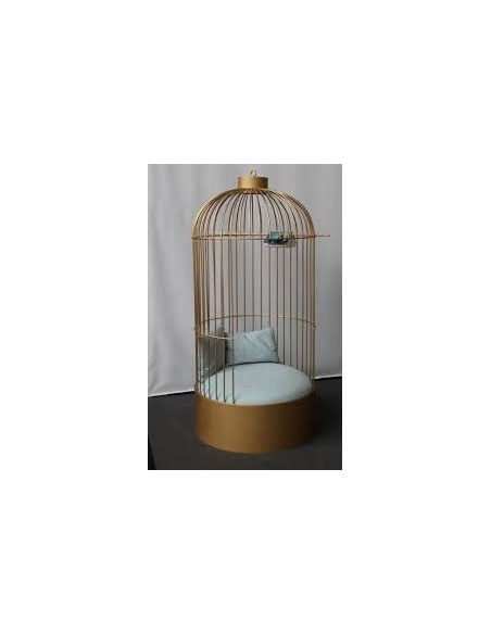 FAUTEUIL – Cage posée, design Anouchka Potdevin, Art contemporain