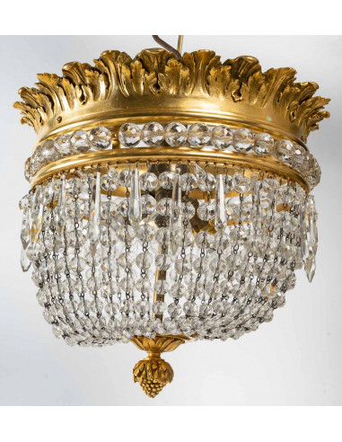 Lampada a sospensione in bronzo...