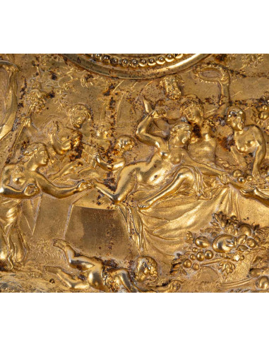 Gilt bronze tray, 19th century