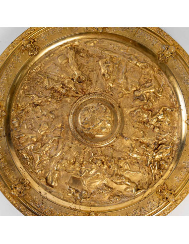 Gilt bronze tray, 19th century