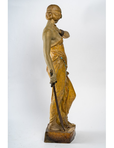 Terracotta by Goldscheider, 1900-1910.