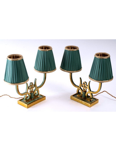 Pairon Lamps, House Leleu, Art Deco