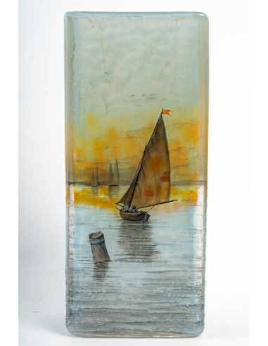 Glas 过去e by Daum Nancy, Vase, 1900