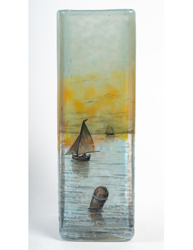 Glas 过去e by Daum Nancy, Vase, 1900