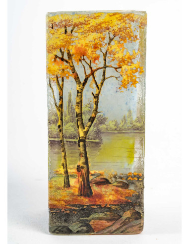 Glas 过去e by Daum Nancy, Vase, 1900