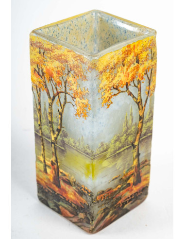 Glas 过去e by Daum Nancy, Vase, 1900