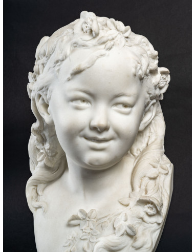 Crier Belleuse Marble儿童的陈述