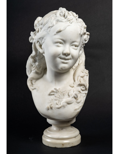 Crier Belleuse Marble儿童的陈述