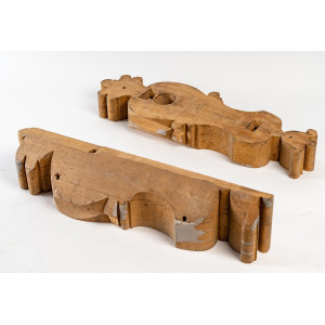 Cuatro soportes para apliques. 2