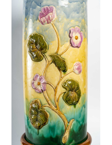 Ceramic Barbotine umbrella stand