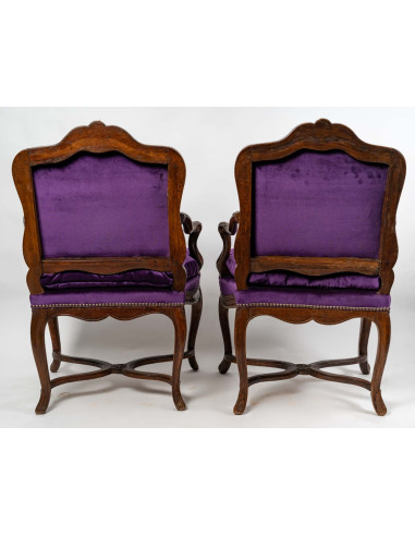 Paar Sessel, Regency, Xviiième siècle
