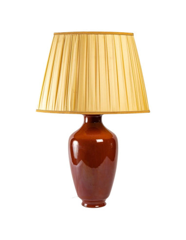 牛血色瓷灯，20 世纪
