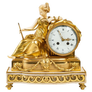 Antiguo reloj de bronce...
