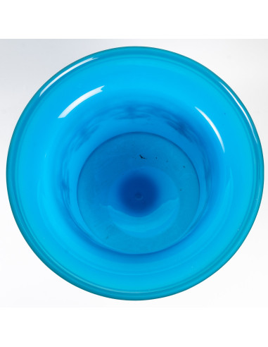 Vaso em opalina azul, Xixth século