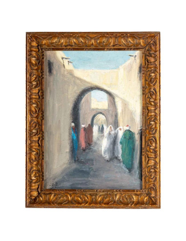 Olio su tela, Marrakech all'inizio...