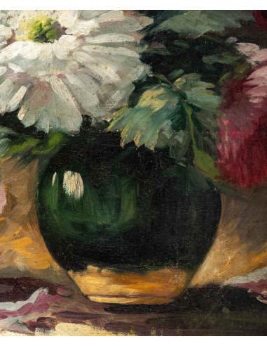 French work Floral composition, Late...