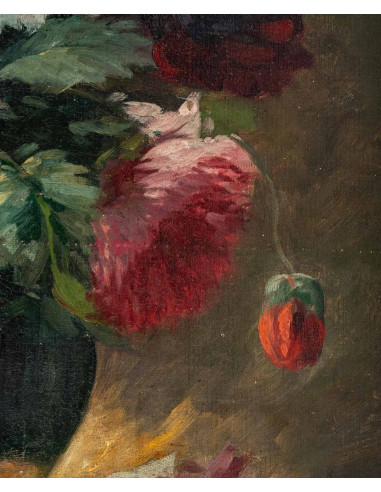French work Floral composition, Late...