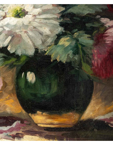 French work Floral composition, Late...